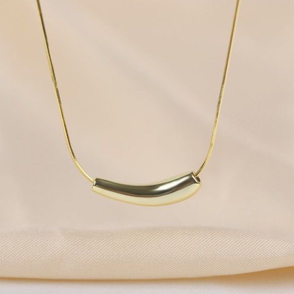 *NEW 925 Sterling Silver Simple Bar Necklace - Picture 15 of 15